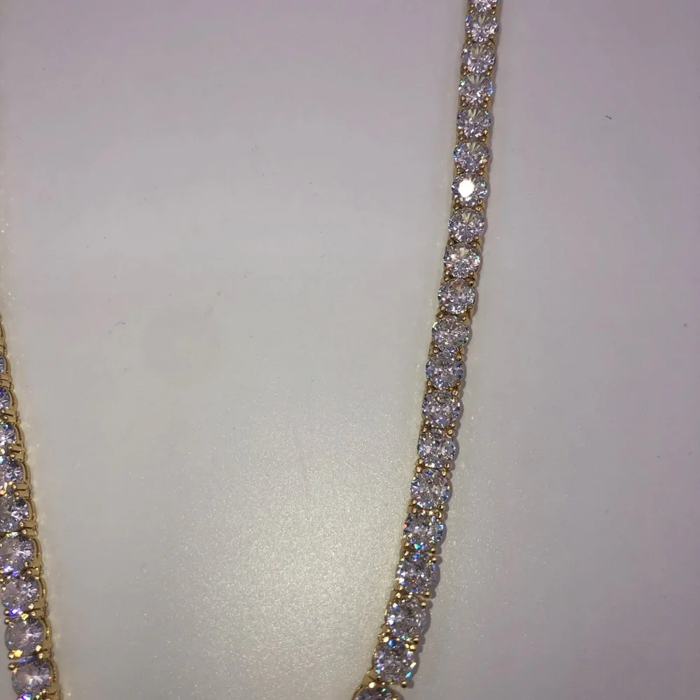 18k 72ct Tennis Necklace - Picture 10 of 14